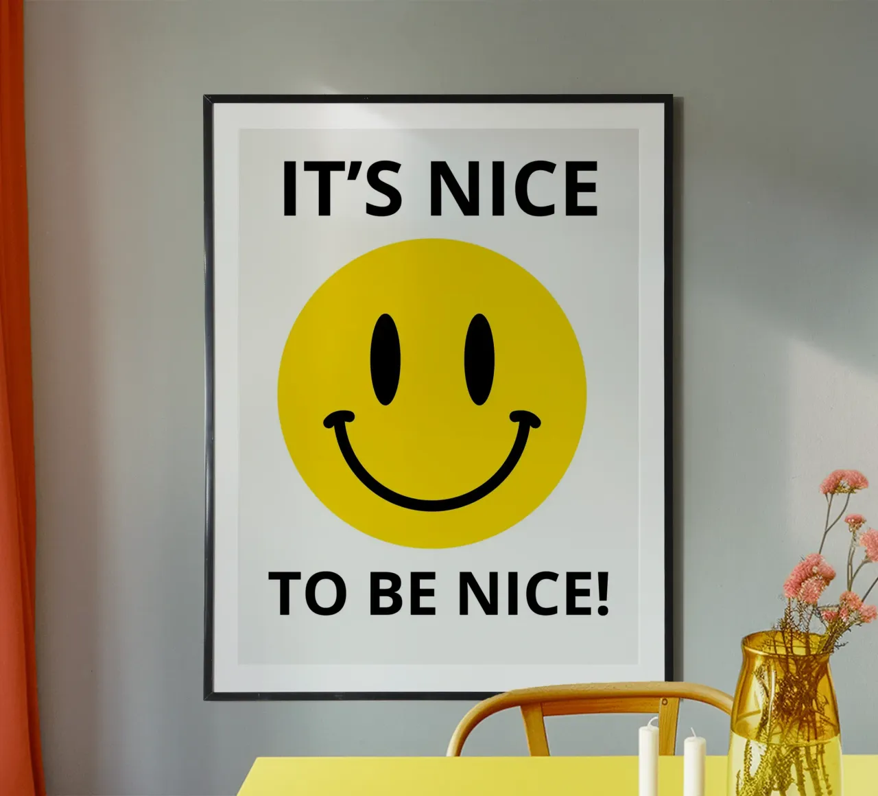 IT'S NICE TO BE NICE! carta hahnemühle da edsonramosart