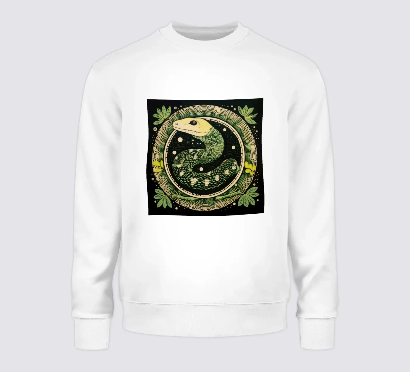 Green Python felpa da Minimal Animal Art