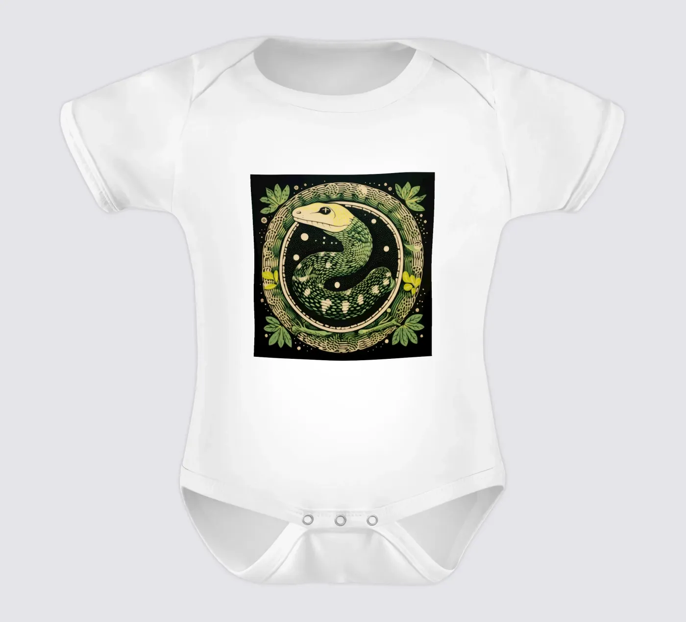 Python vert body bébé de Minimal Animal Art