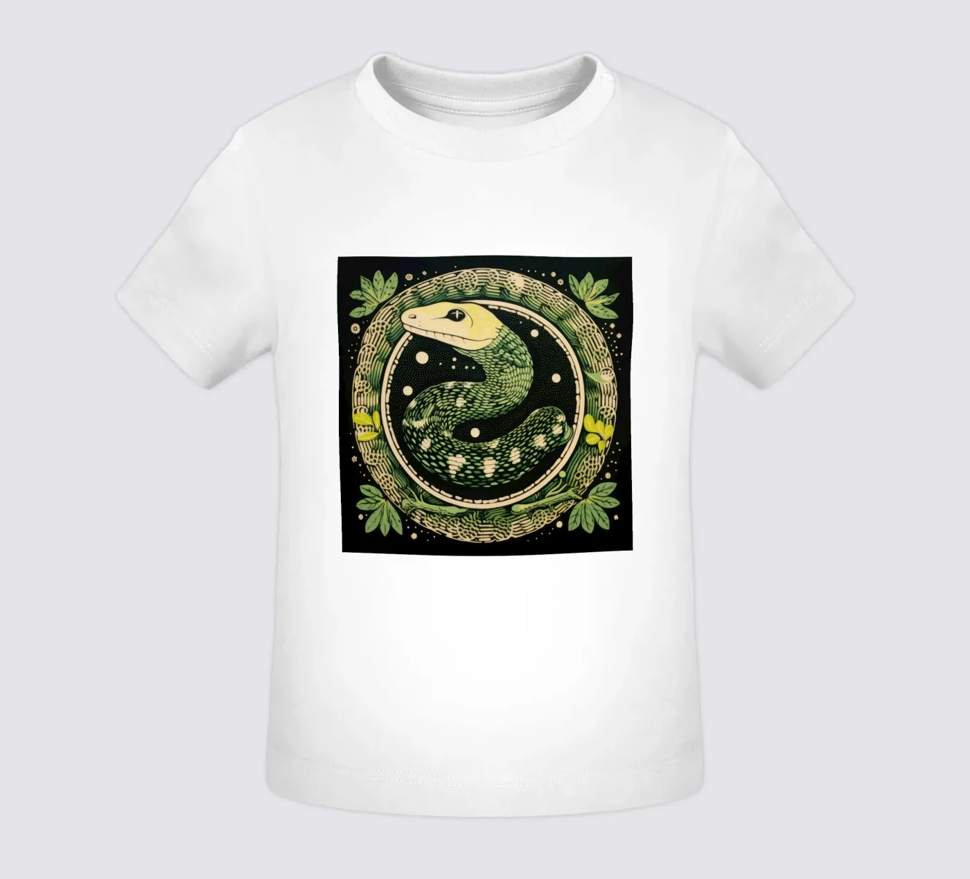Python vert t-shirt pour bébé de Minimal Animal Art