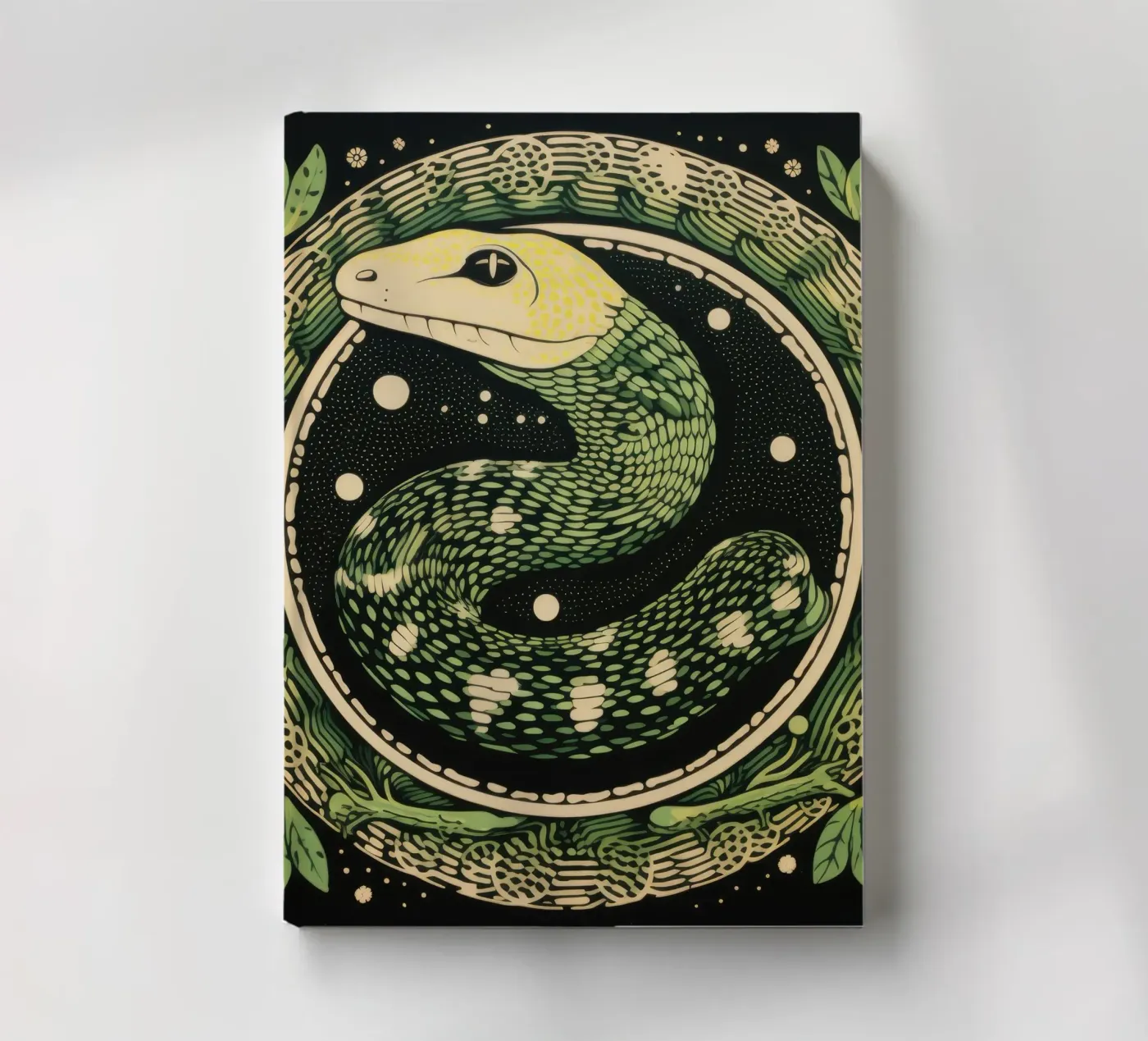 Green Python diario da Minimal Animal Art