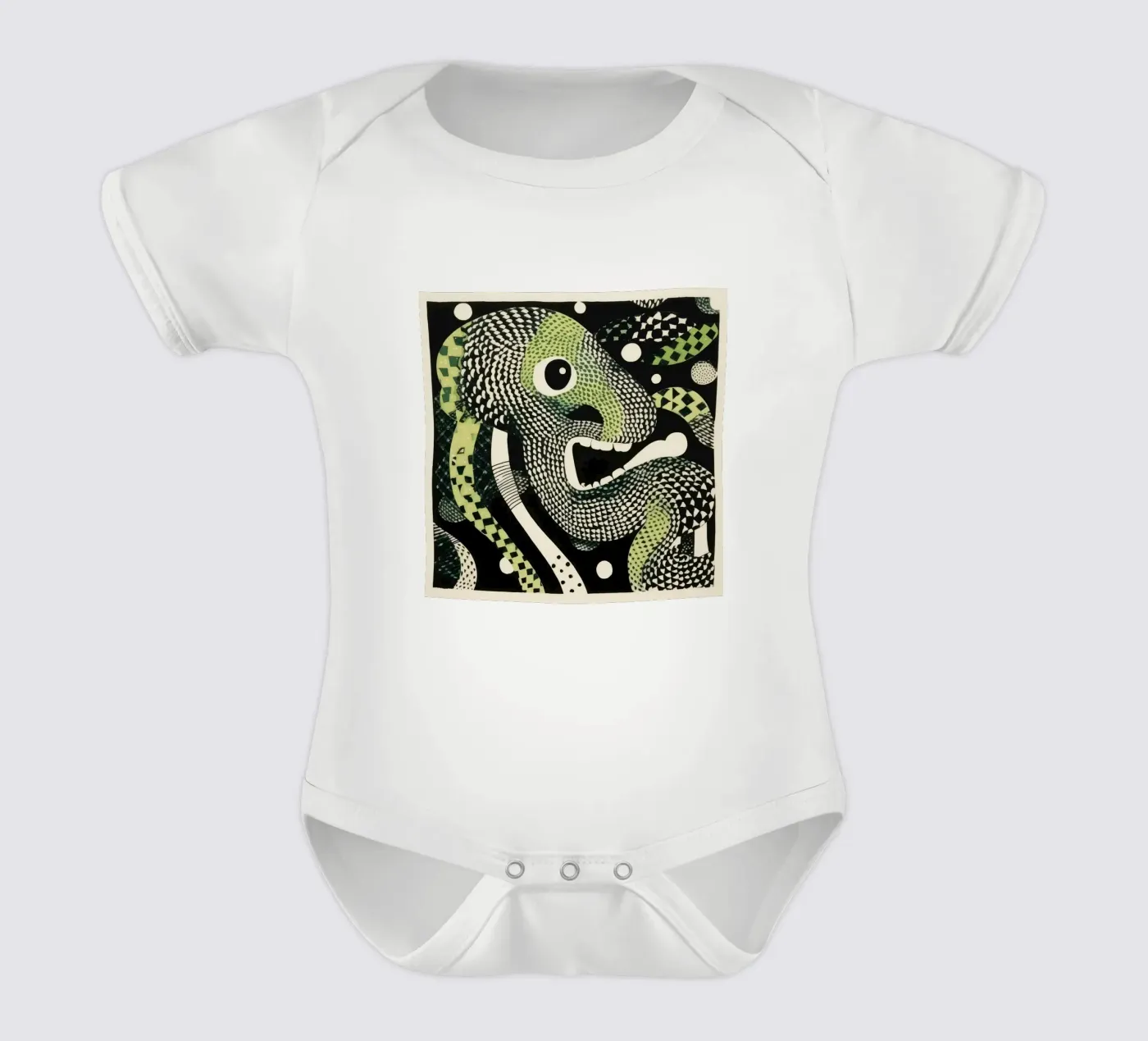 Green Python body bébé de Minimal Animal Art