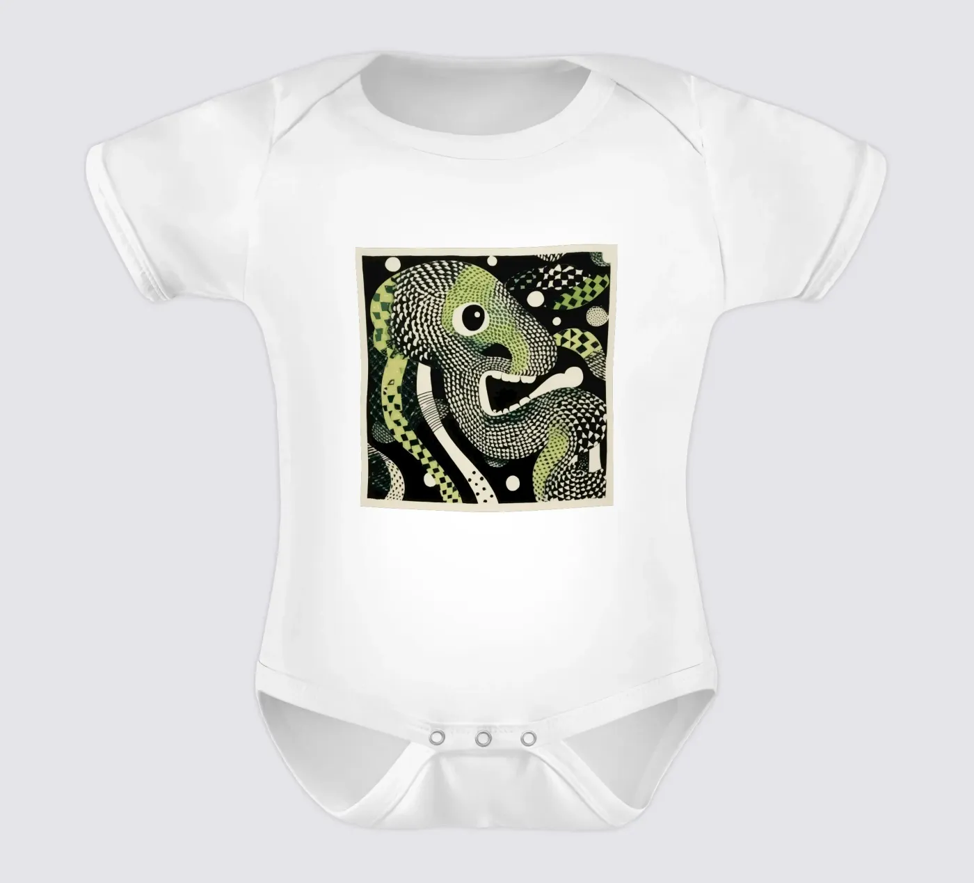 Green Python body bébé de Minimal Animal Art