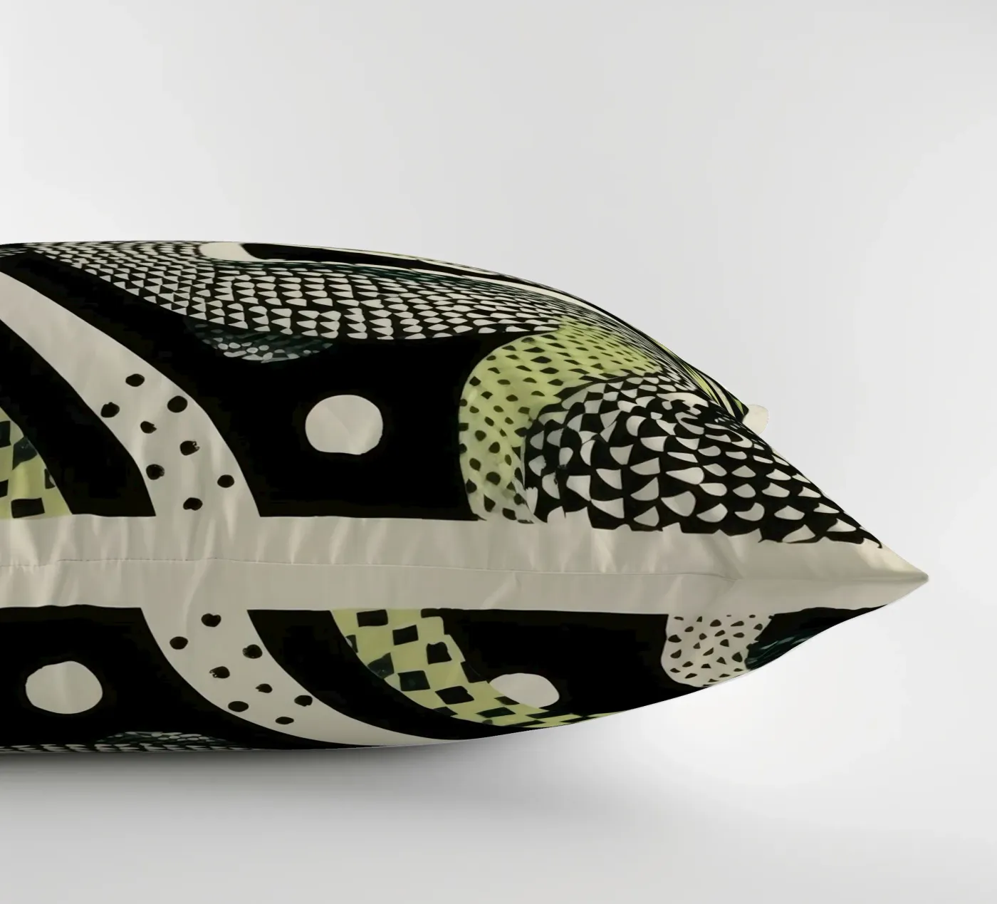 Green Python coussin de Minimal Animal Art