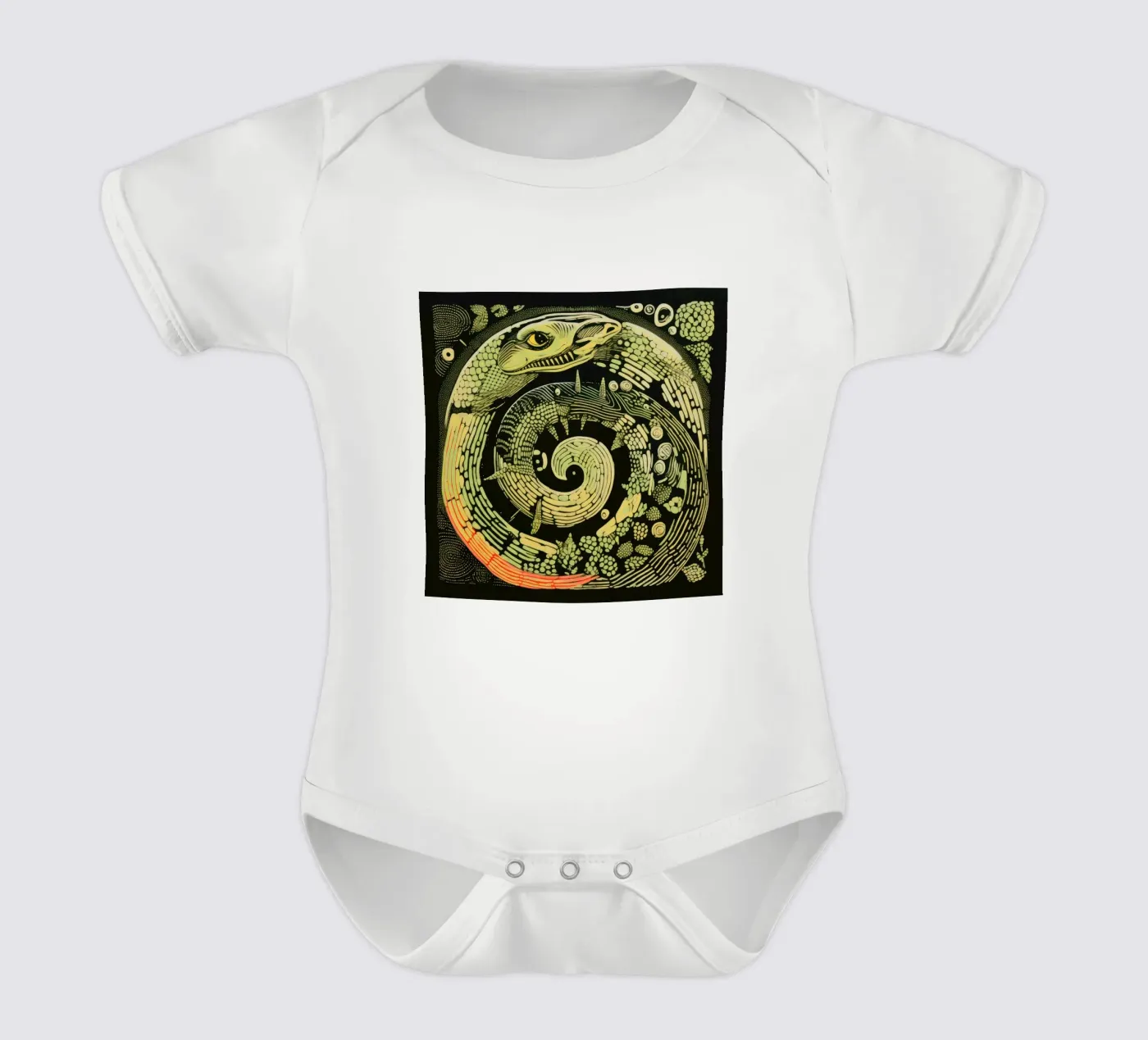 Green Python body bébé de Minimal Animal Art