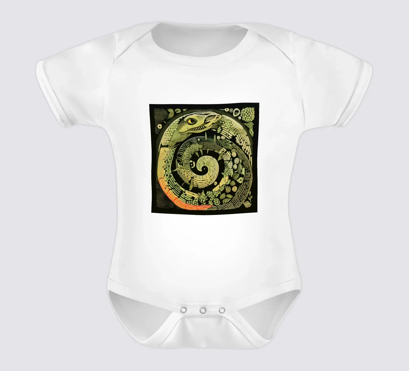 Green Python body bébé de Minimal Animal Art