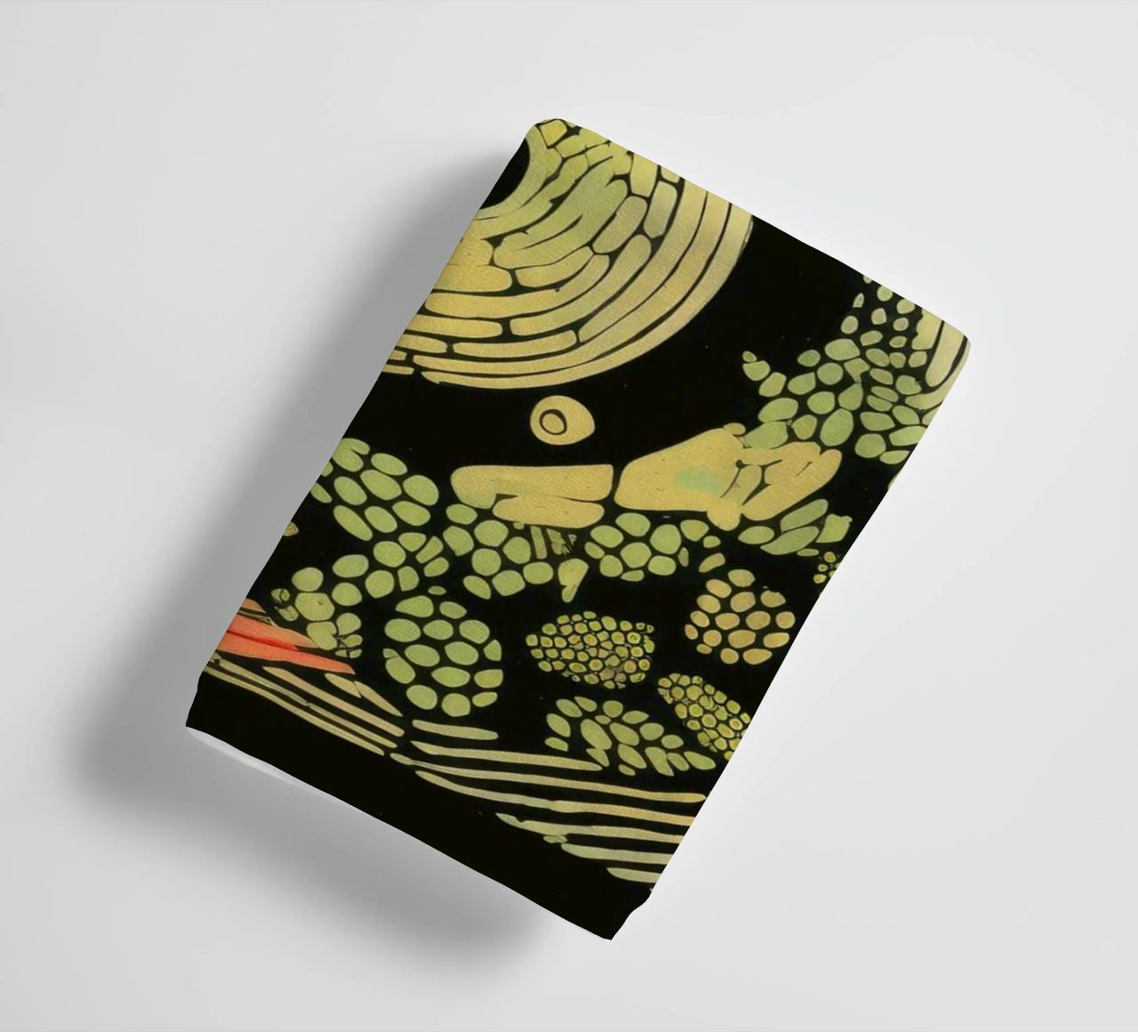 Green Python 3 towel by Minimal Animal Art