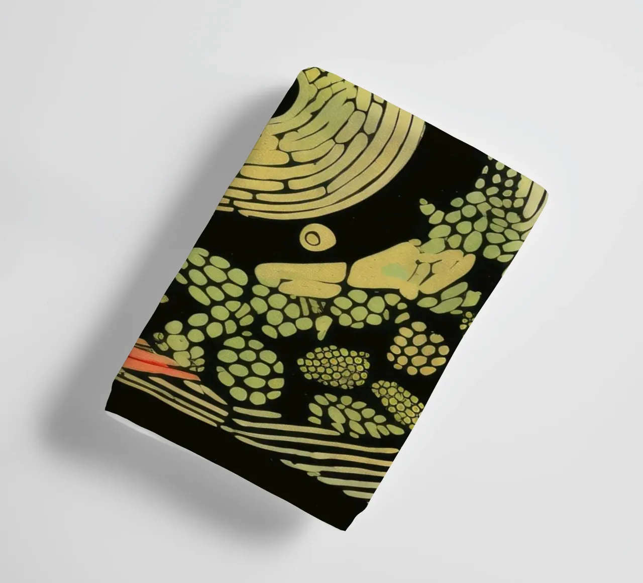 Grüne Python 3 Handtuch von Minimal Animal Art