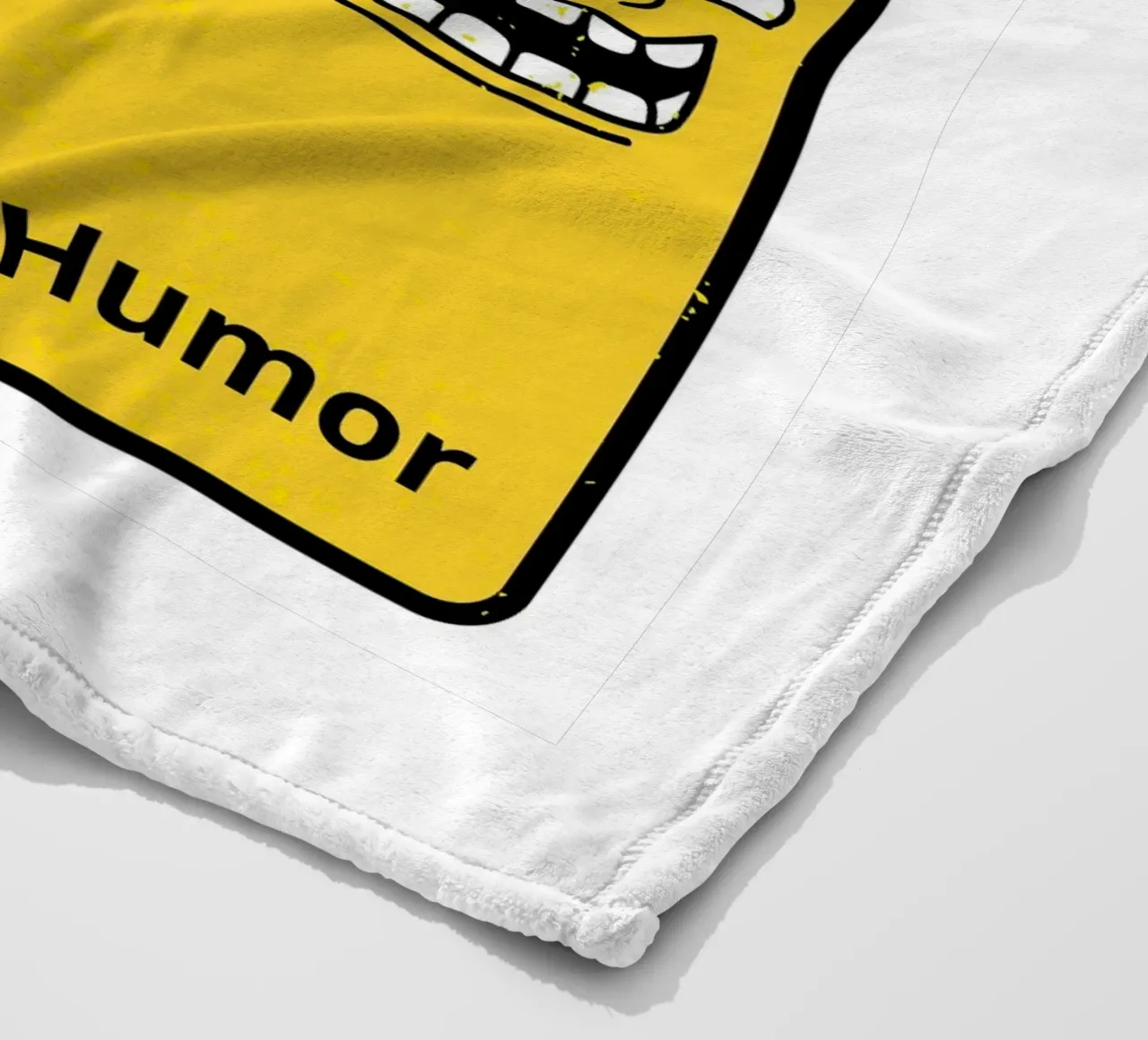 Rare Human, Handle with Humor coperta in pile da edsonramosart