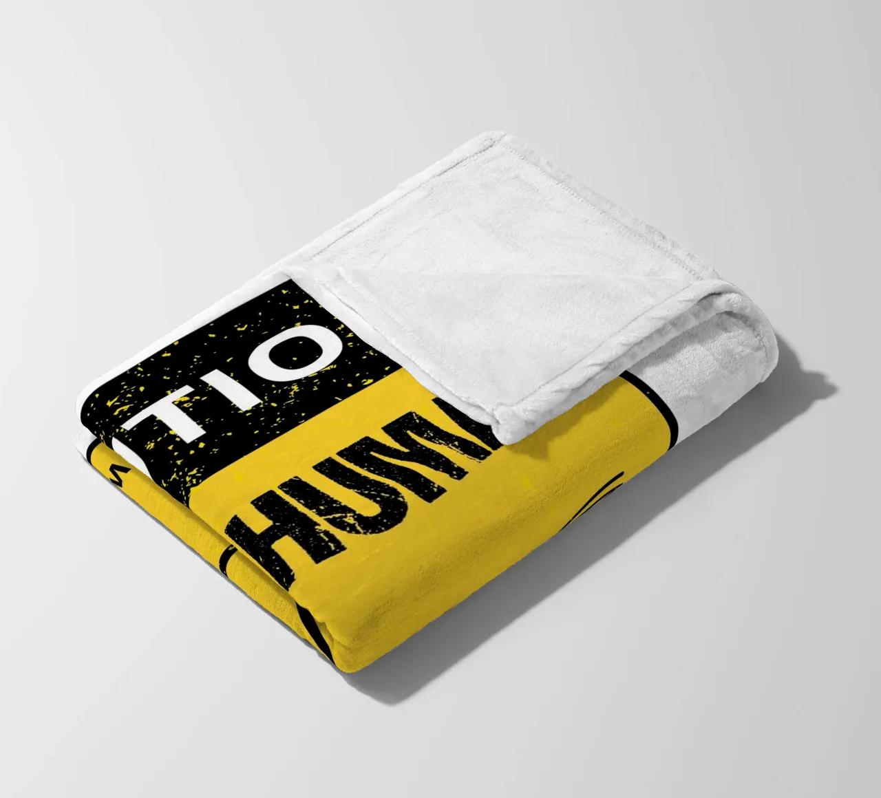 Rare Human, Handle with Humor coperta in pile da edsonramosart