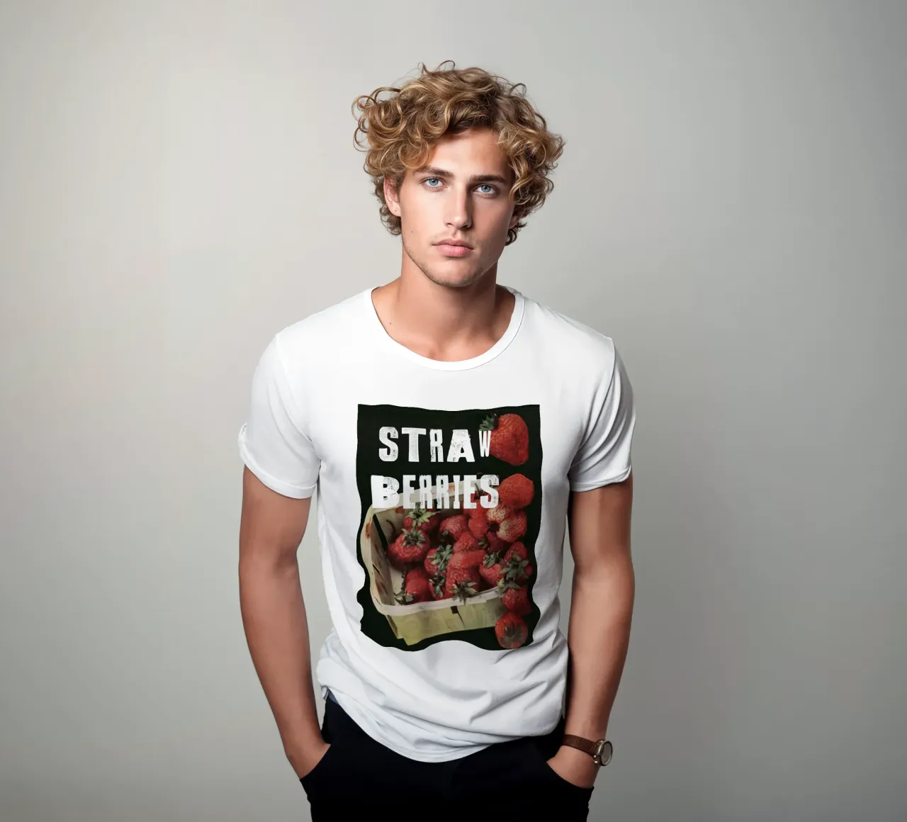 STRAW BERRIES t-shirt da edsonramosart
