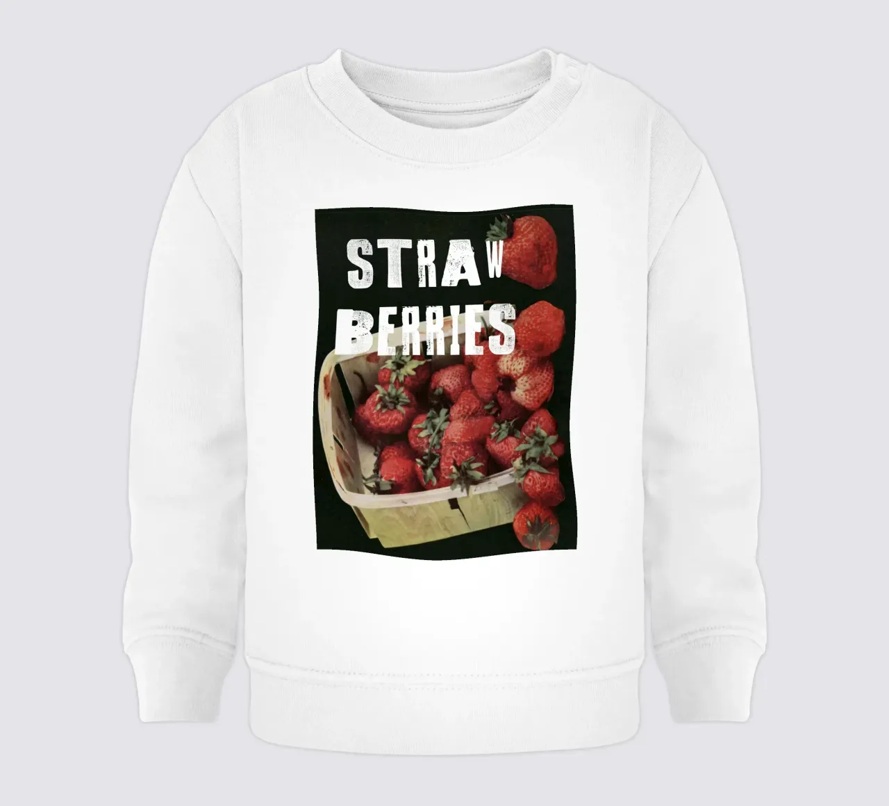 STRAW BERRIES felpa neonato da edsonramosart