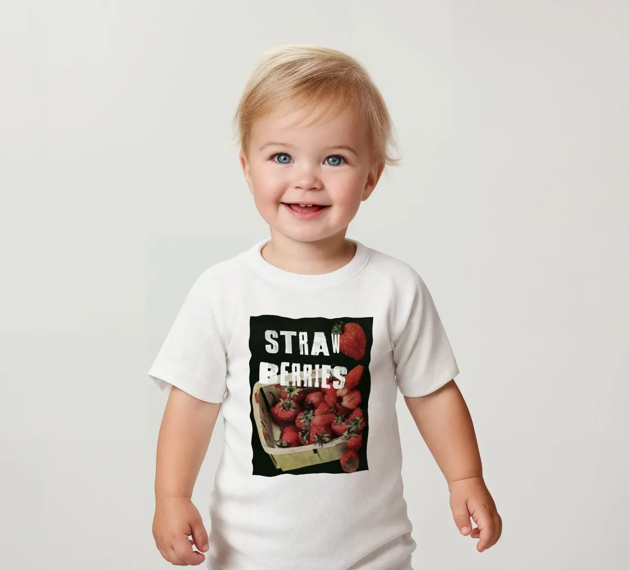 STRAW BERRIES maglietta neonato da edsonramosart