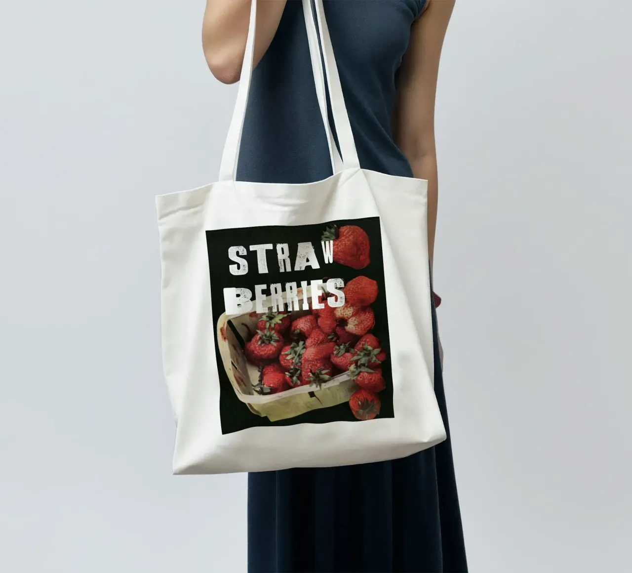 STRAW BERRIES borsa in juta da edsonramosart