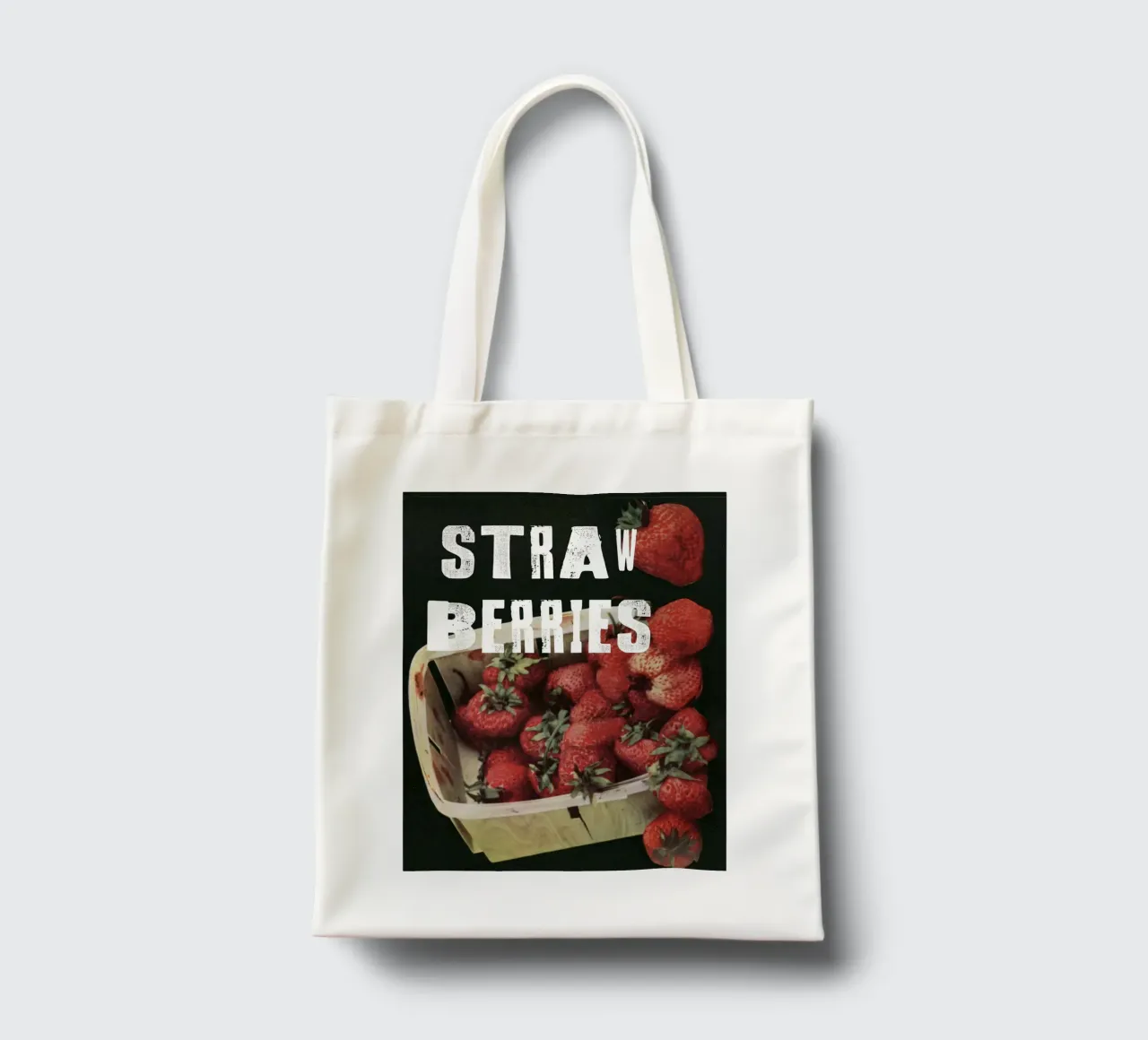 STRAW BERRIES borsa in juta da edsonramosart