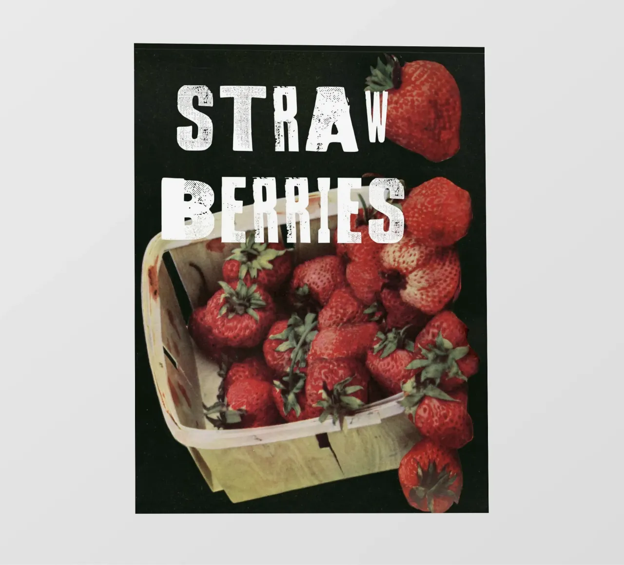 STRAW BERRIES telo in pvc da edsonramosart