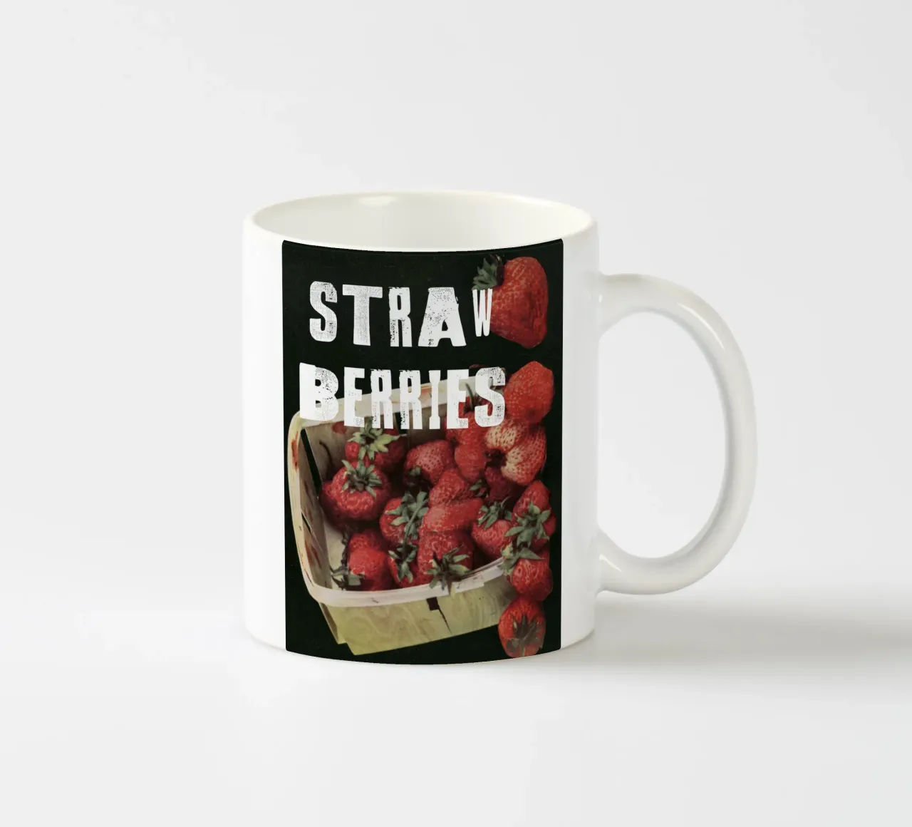 STRAW BERRIES tazza in ceramica da edsonramosart