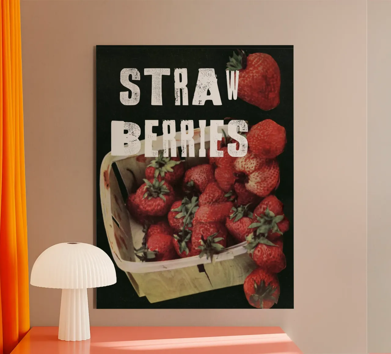 STRAW BERRIES alluminio dibond da edsonramosart