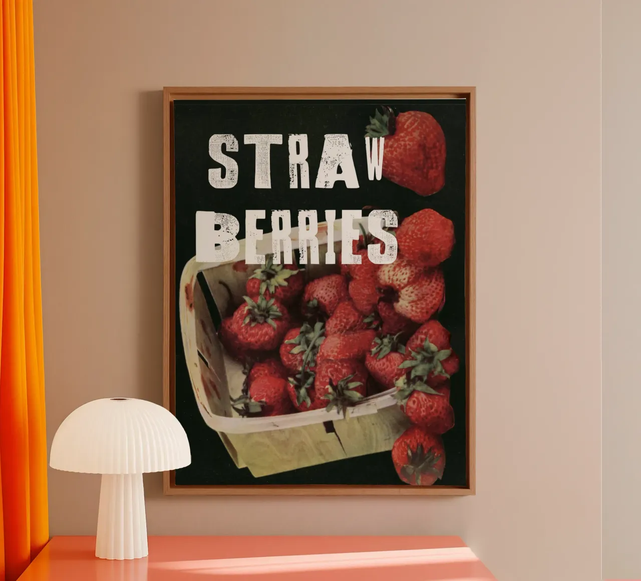 STRAW BERRIES Leinwand von edsonramosart