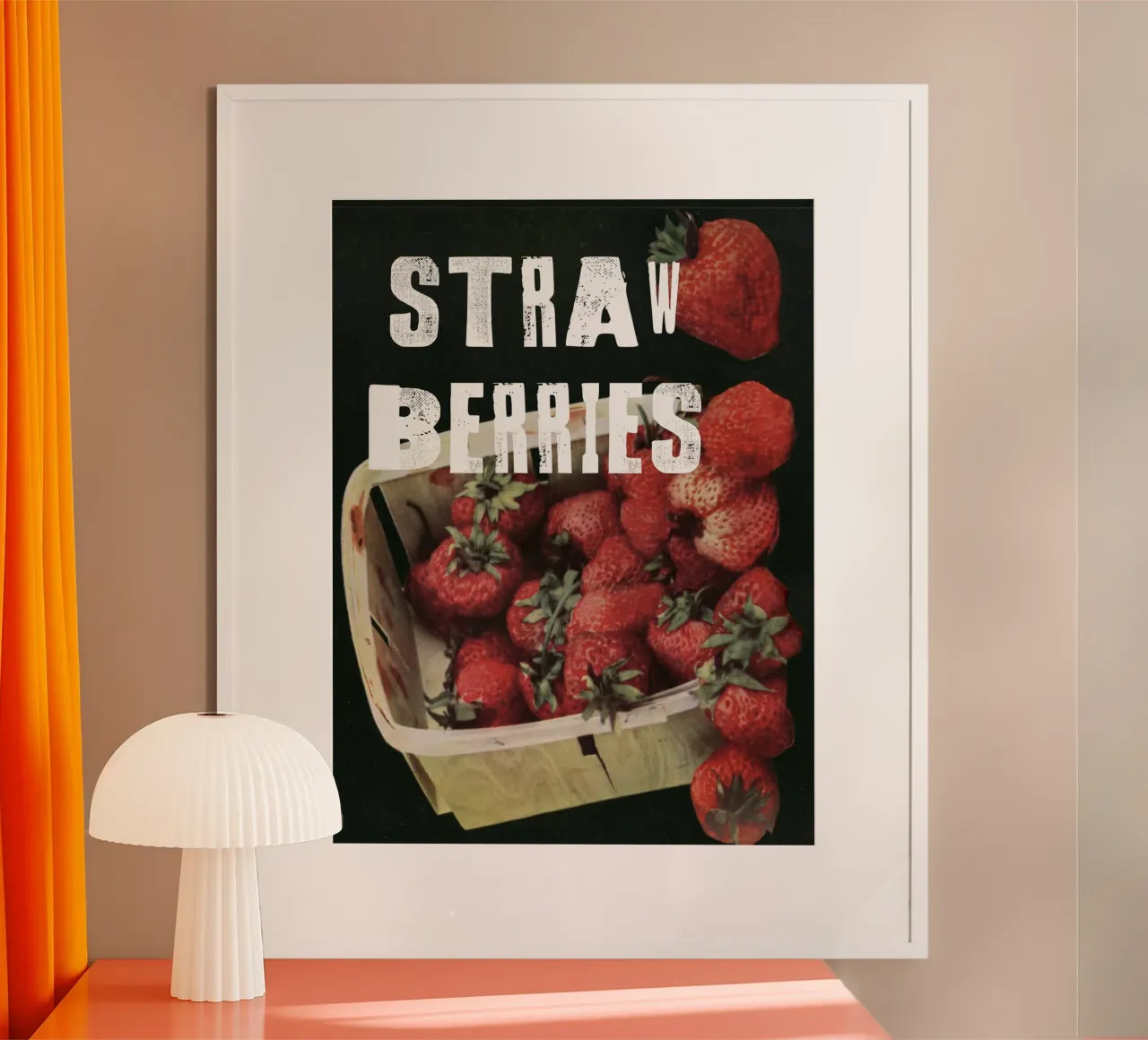 STRAW BERRIES carta hahnemühle da edsonramosart