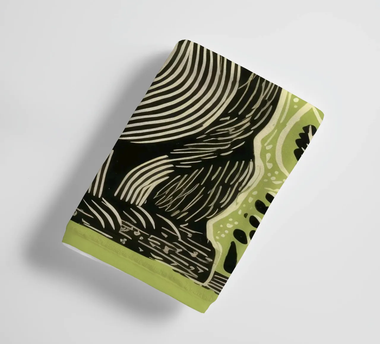 Procione verde 1 asciugamano da bagno da Minimal Animal Art