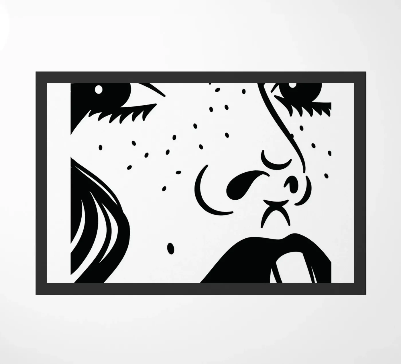 freckles doormat by The Poster Kid