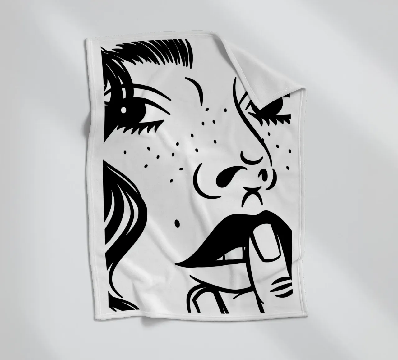 freckles Fleecedecke von The Poster Kid