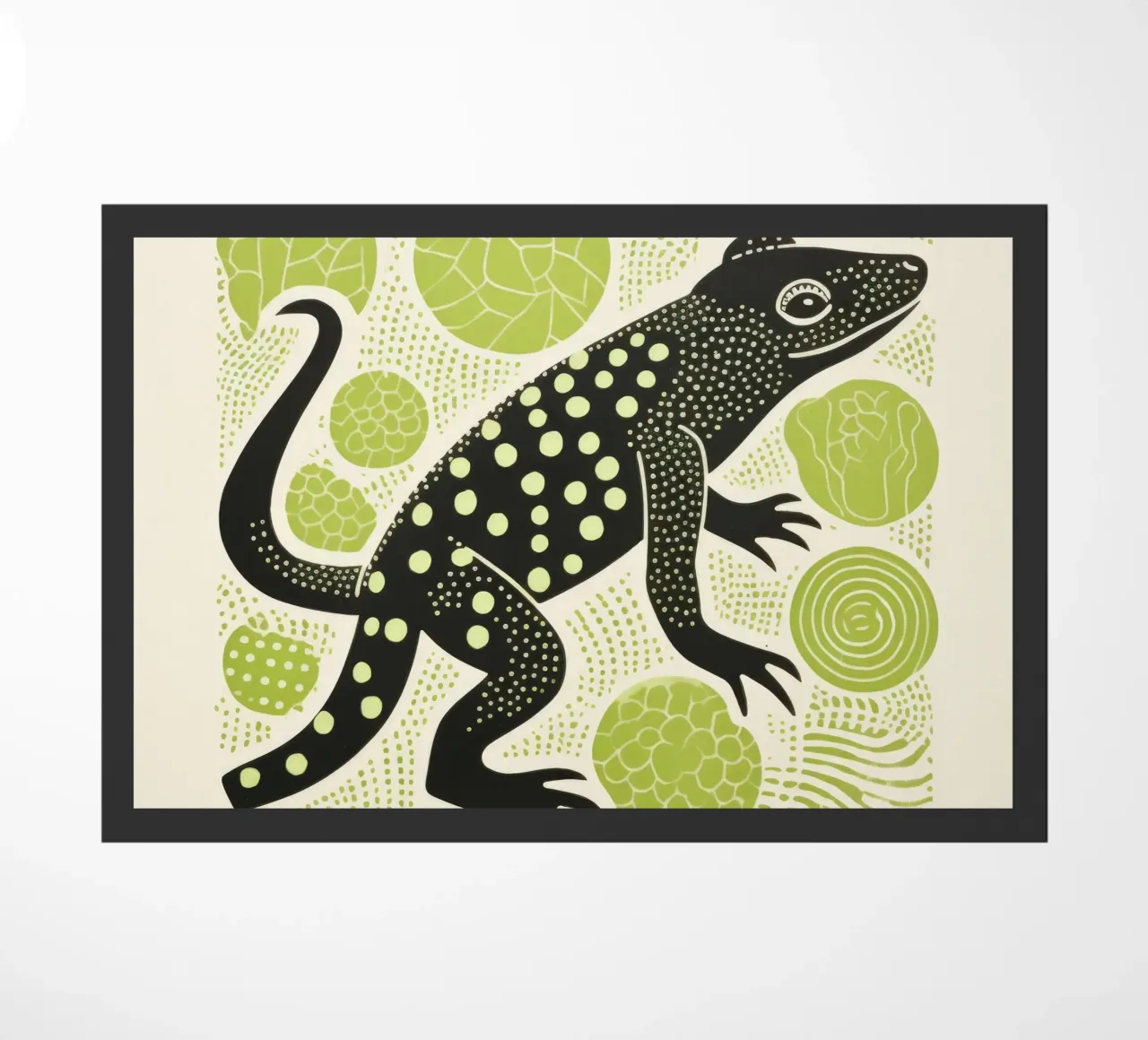 Salamandra verde 2 zerbino da Minimal Animal Art