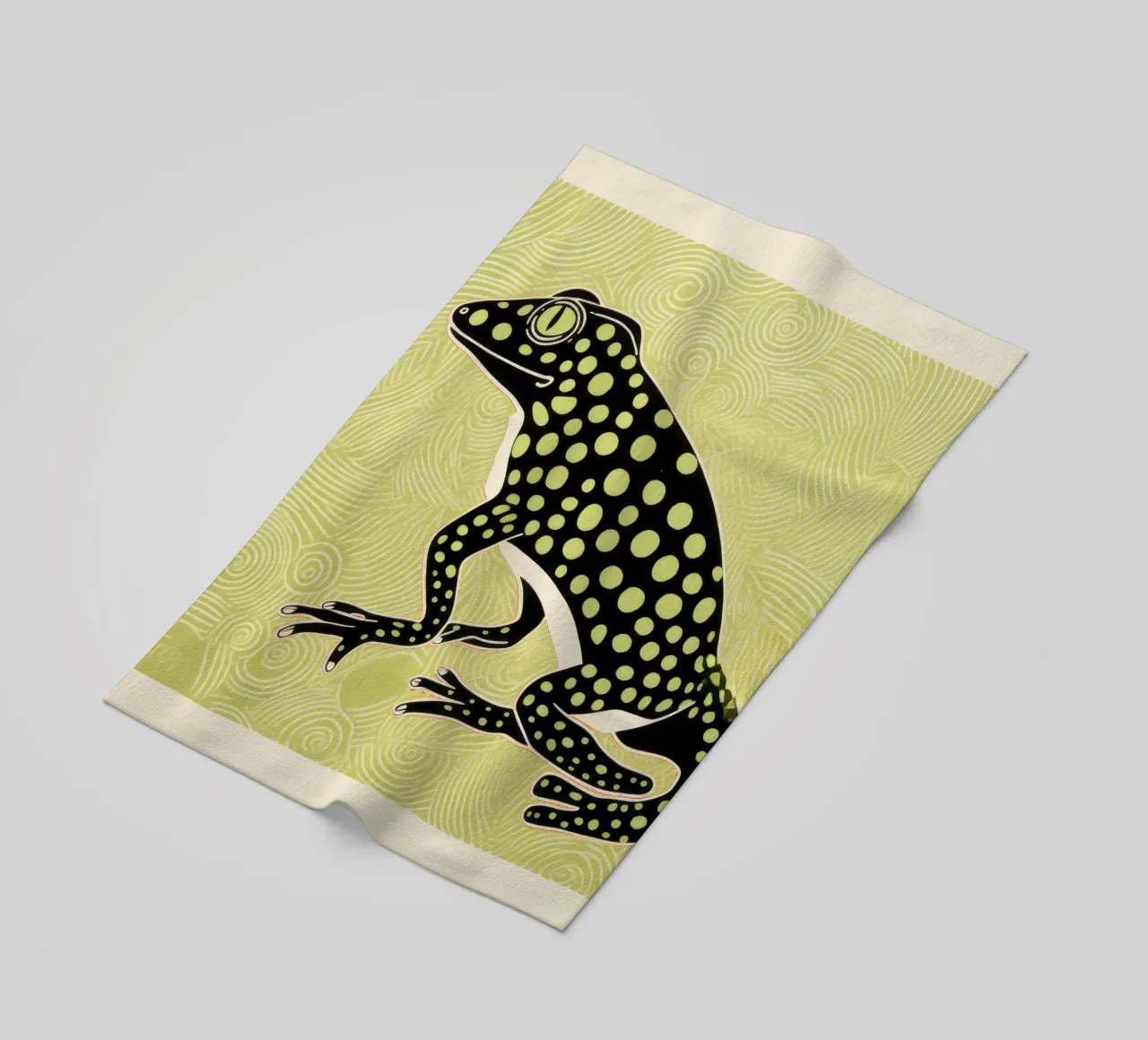 Salamandra verde 3 telo mare da Minimal Animal Art