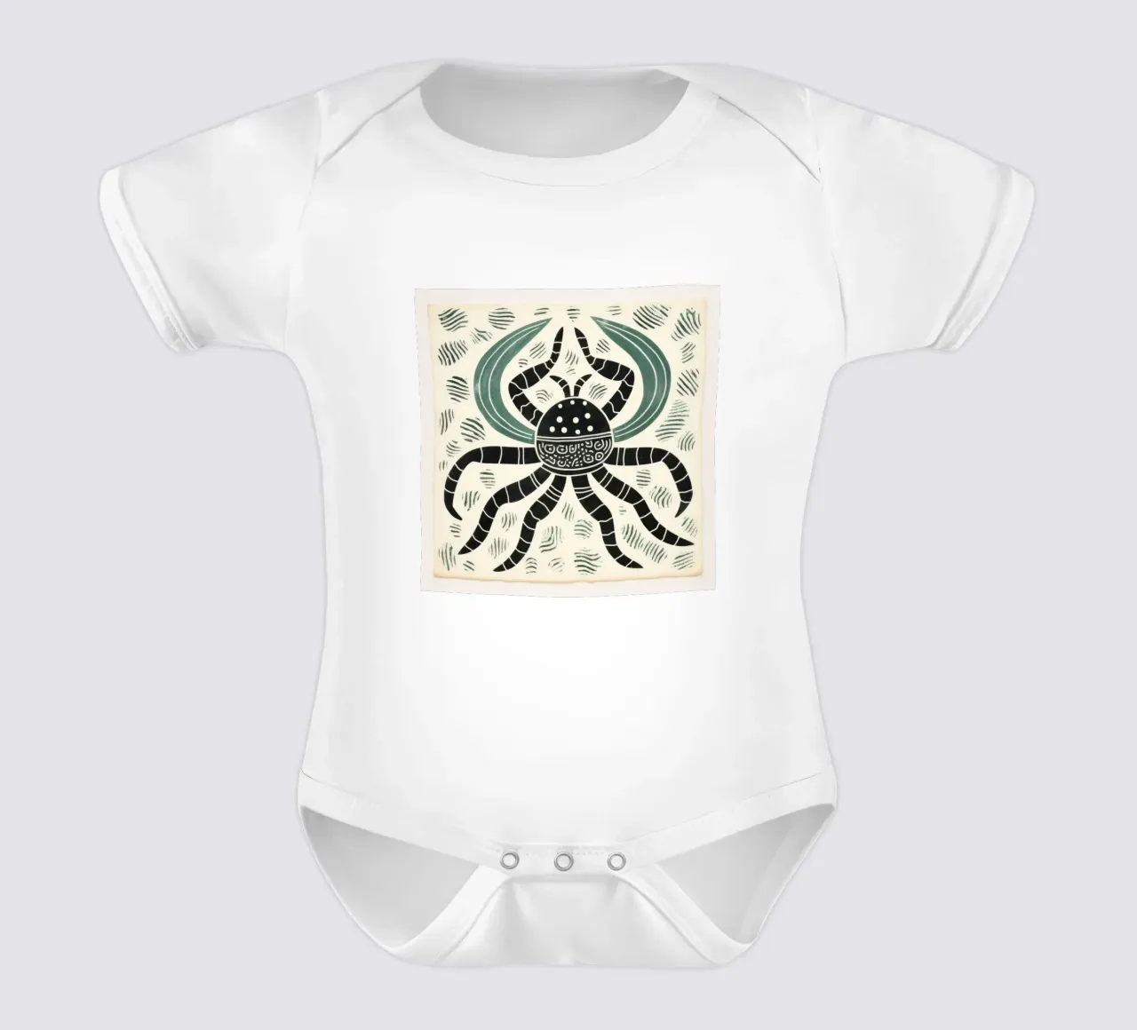 Scorpion vert 2 body bébé de Minimal Animal Art