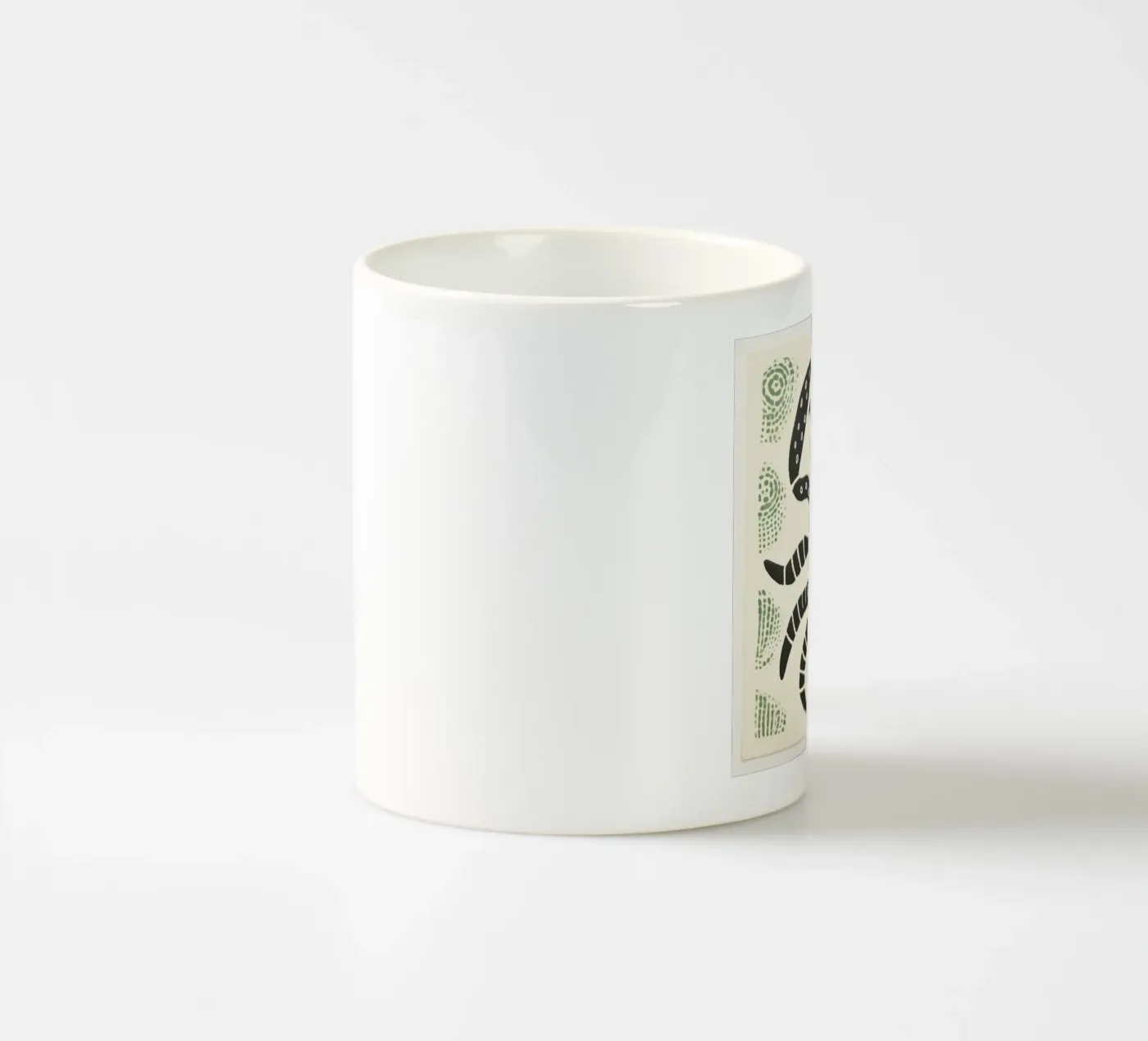 Green Scorpion tazza in ceramica da Minimal Animal Art