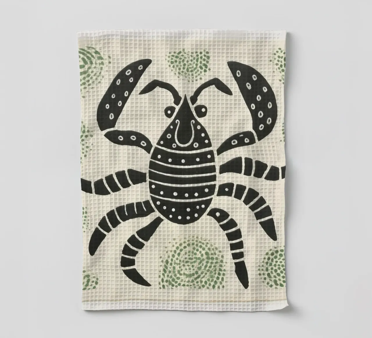 Scorpion vert 4 torchon de Minimal Animal Art