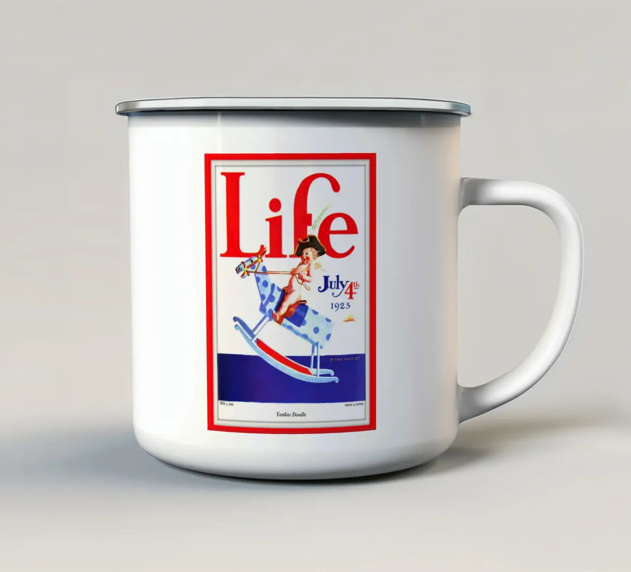 Life tazza in smalto da edsonramosart