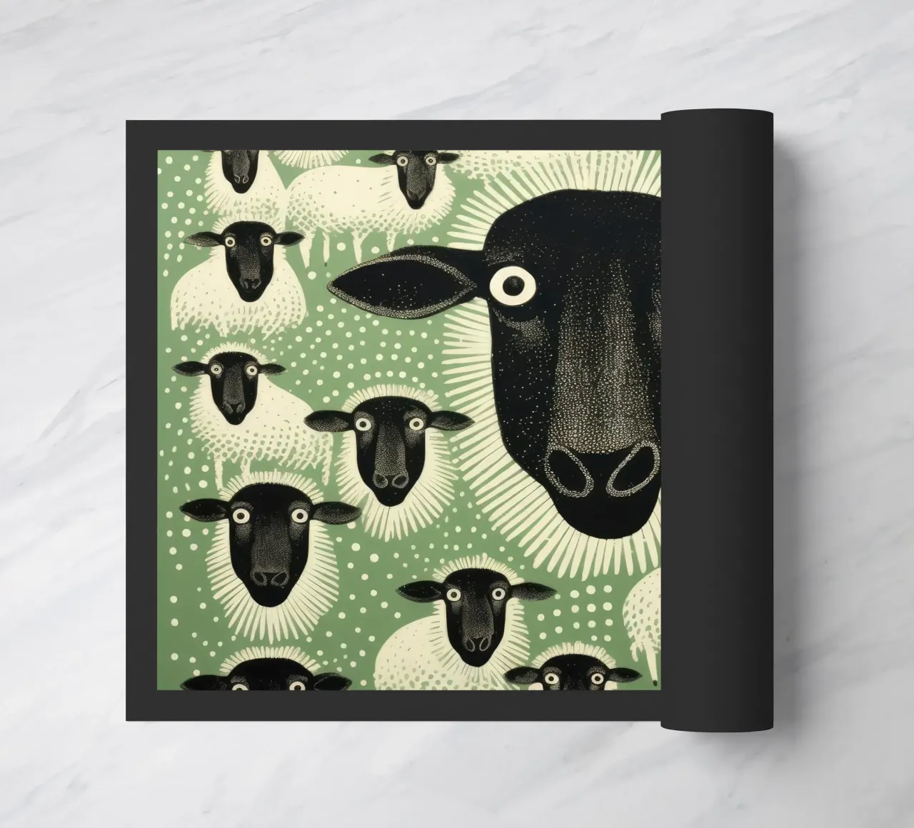 Pecora verde 2 zerbino da Minimal Animal Art
