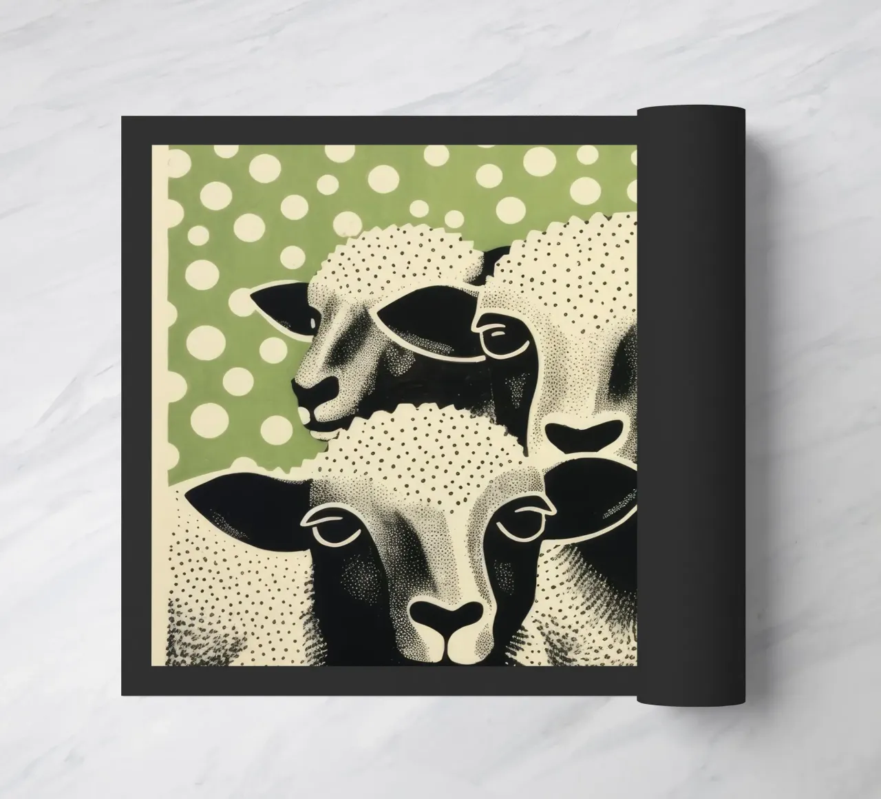 Pecora verde 3 zerbino da Minimal Animal Art