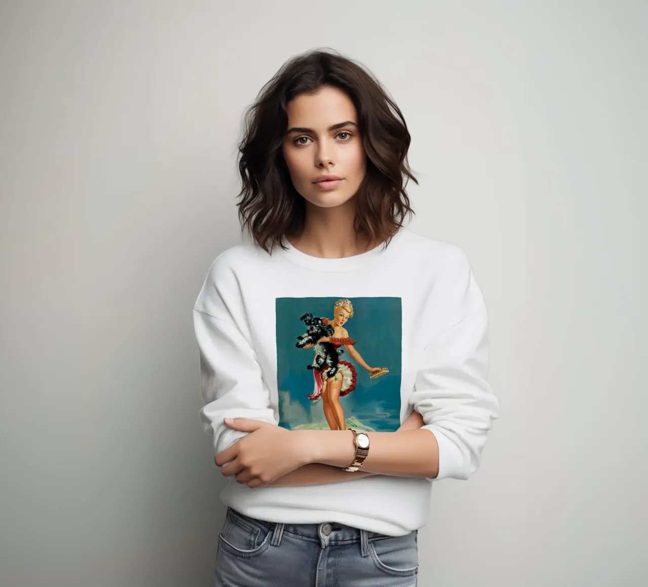 Retro vibe felpa da edsonramosart