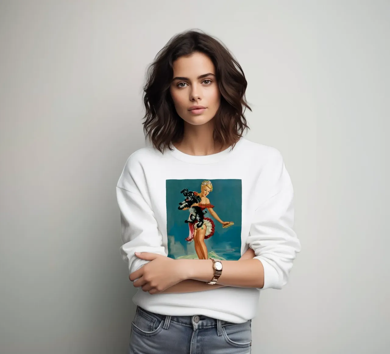 Retro vibe felpa da edsonramosart