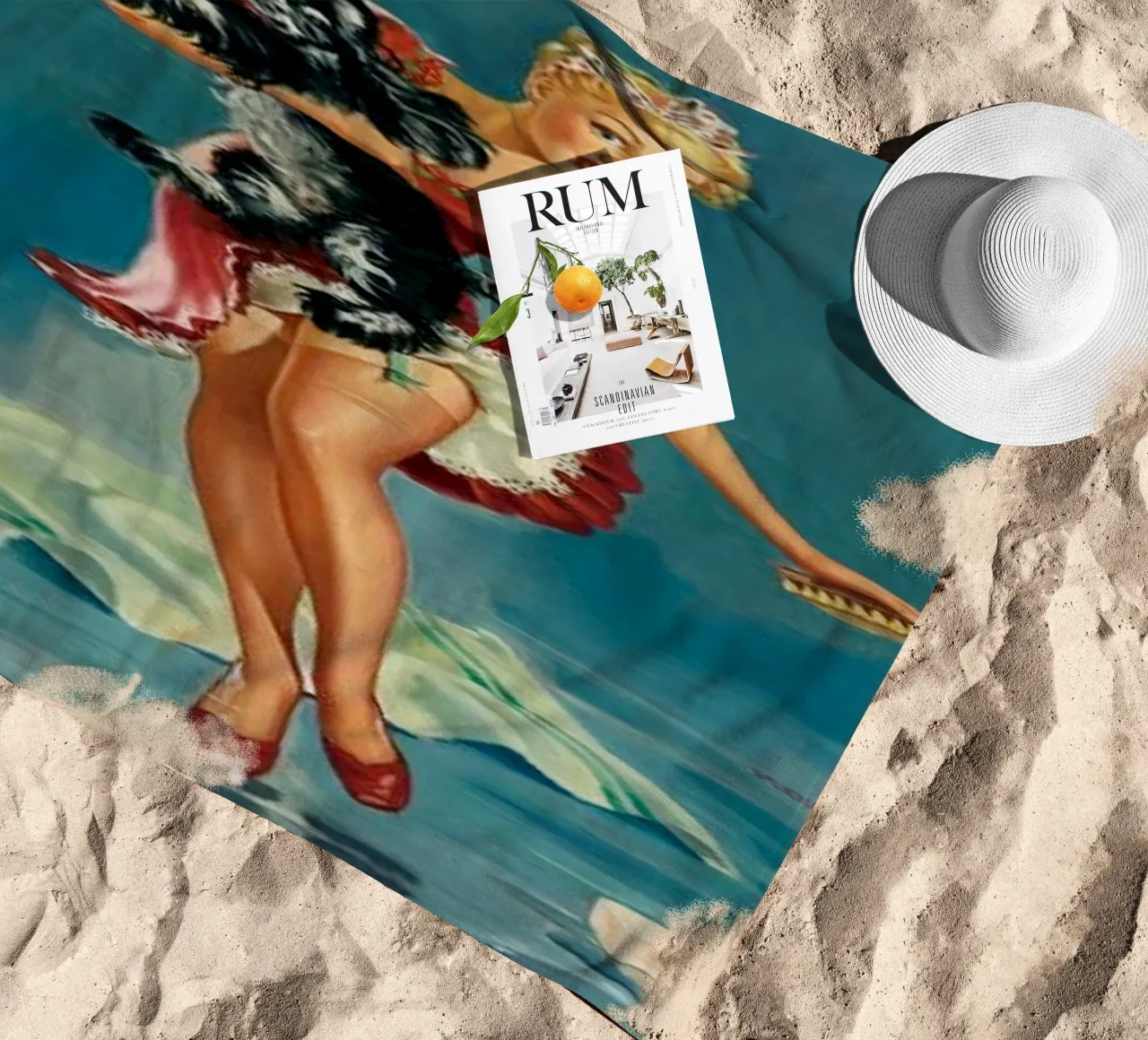 Retro vibe telo mare da edsonramosart