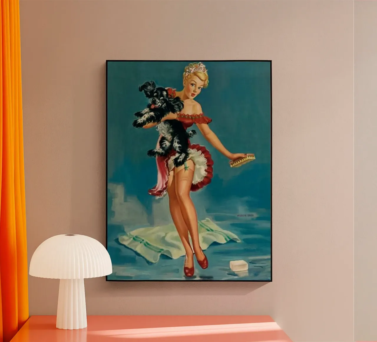 Retro vibe plexiglass da edsonramosart