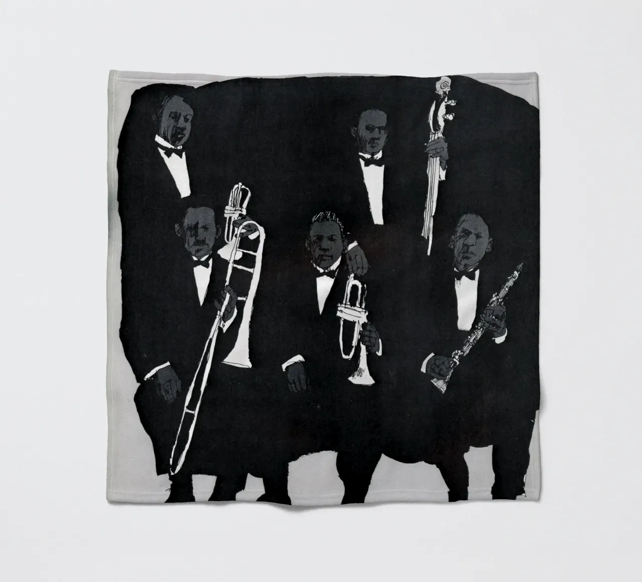 Group of musicians coperta in pile da edsonramosart
