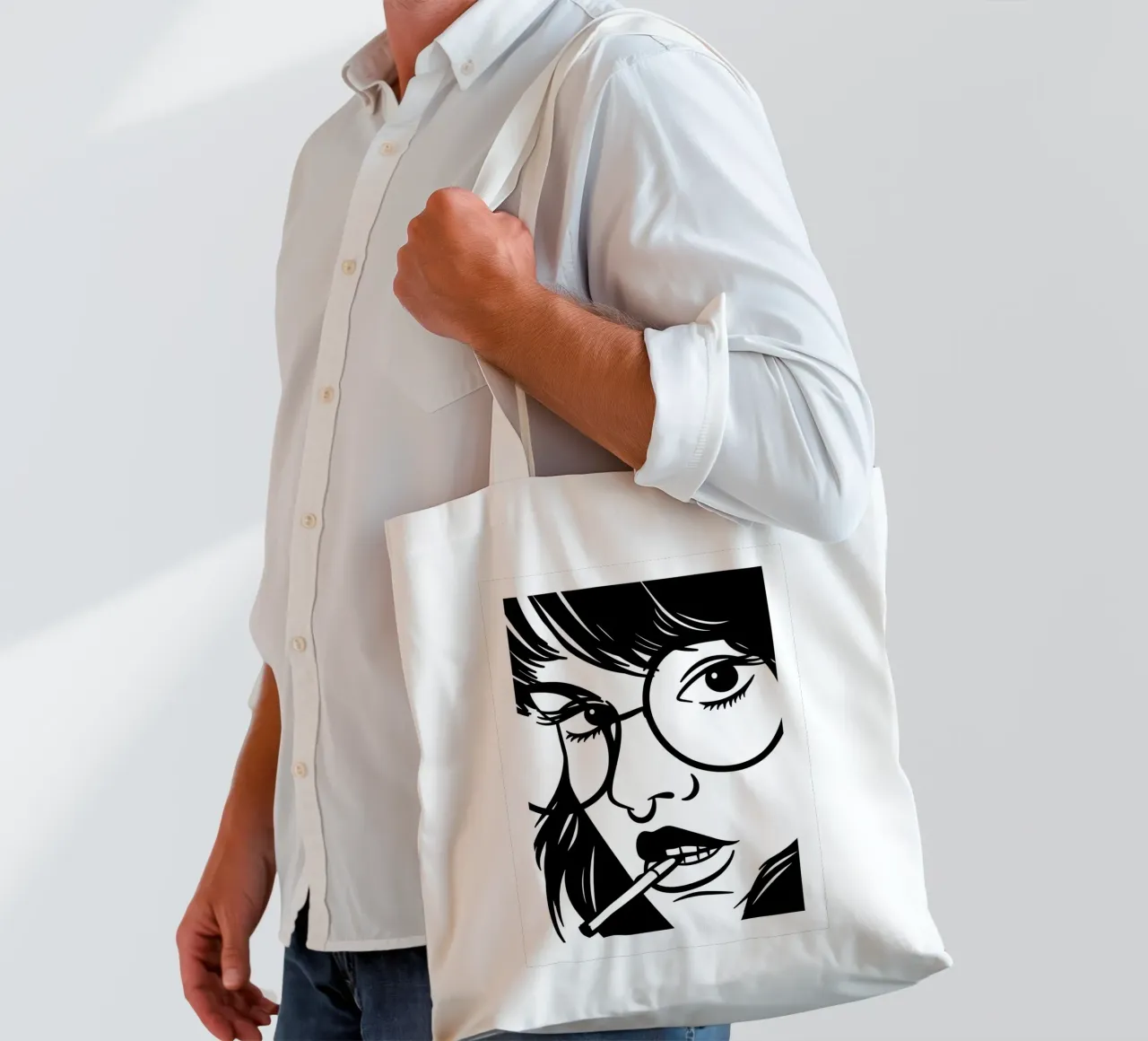 Modern Pinup 2 tote bag de The Poster Kid