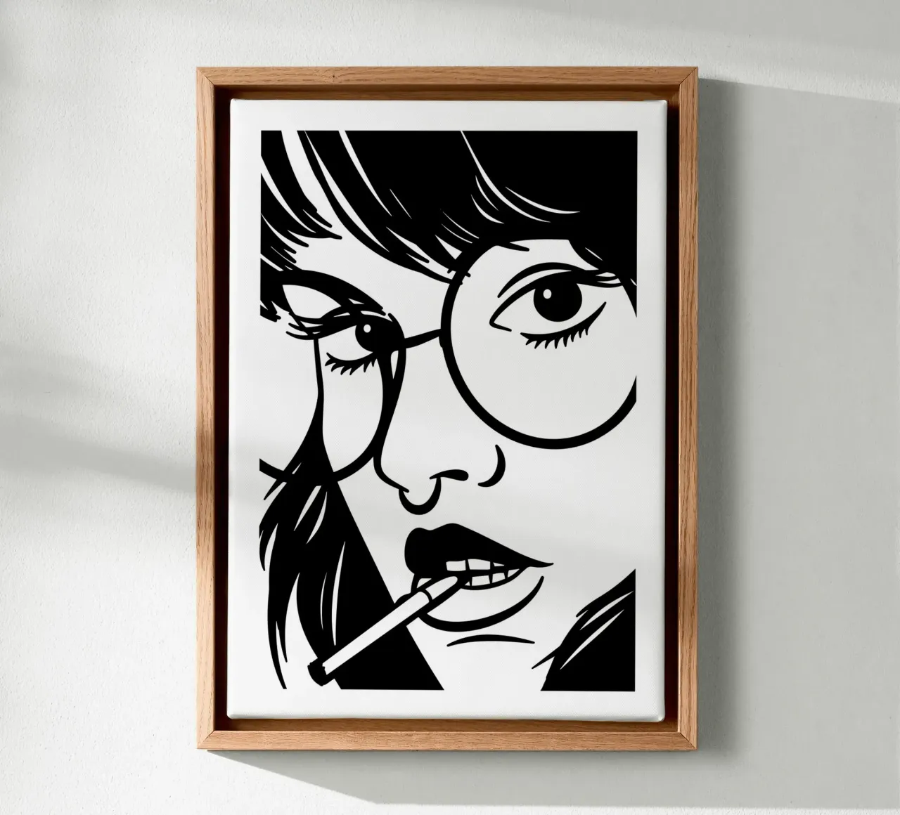 Modern Pinup 2 canvas by The Poster Kid