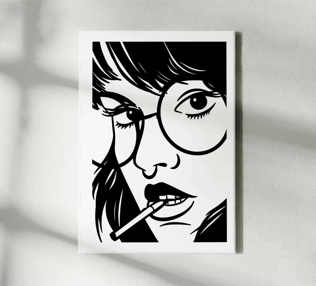 Modern Pinup 2 canvas by The Poster Kid