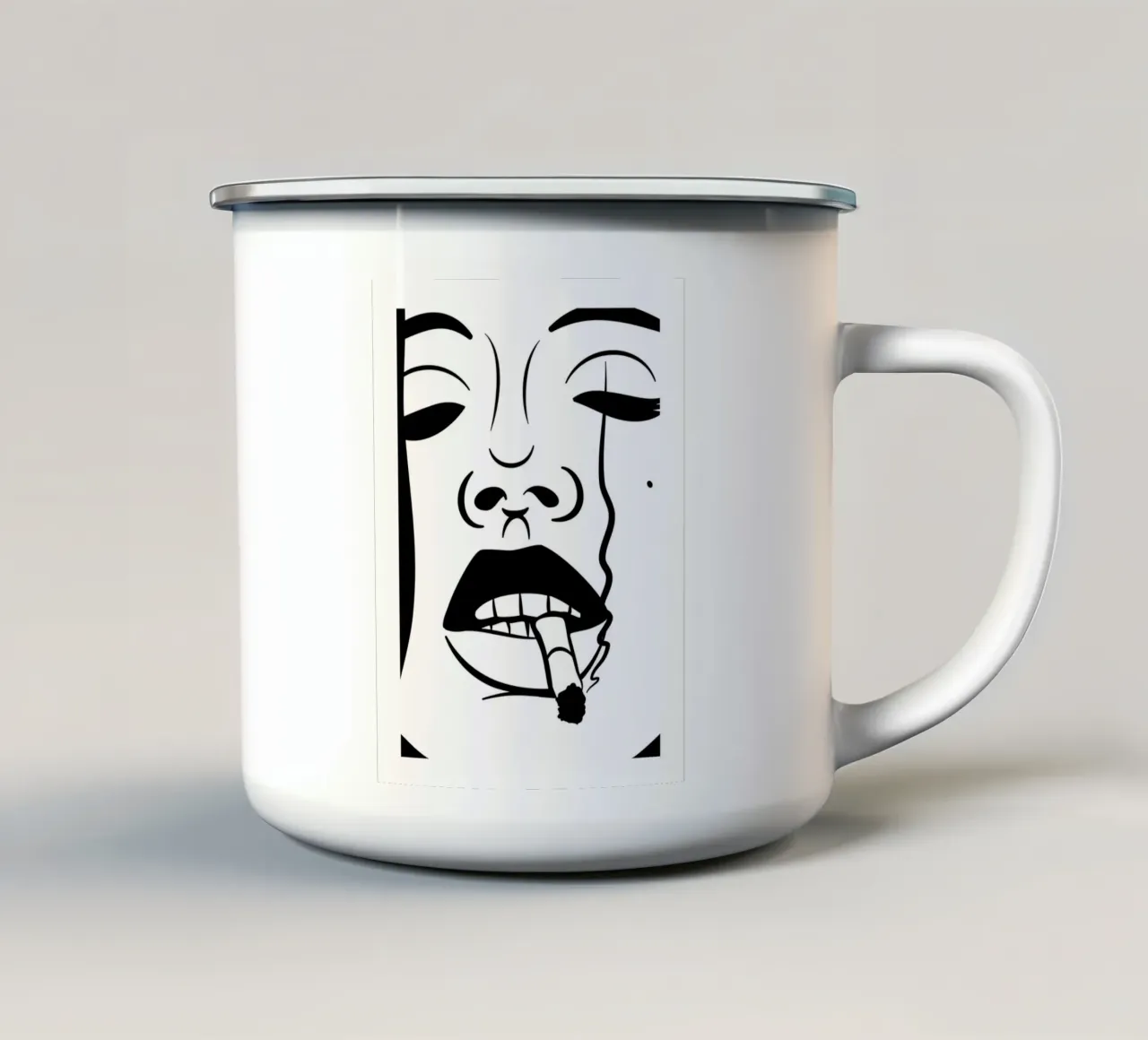 Femme Fatale 2 tazza in smalto da The Poster Kid