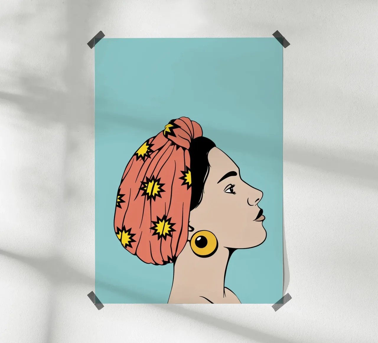 Gypsy Queen poster con telaio in legno da The Poster Kid