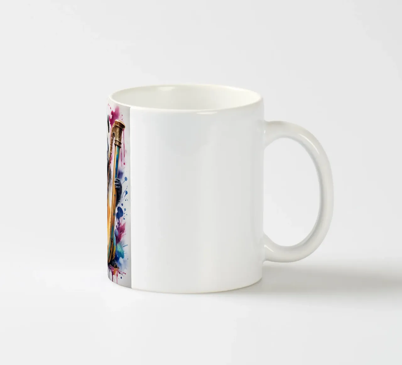 Panda che suona l'arpa tazza in ceramica da MakArena