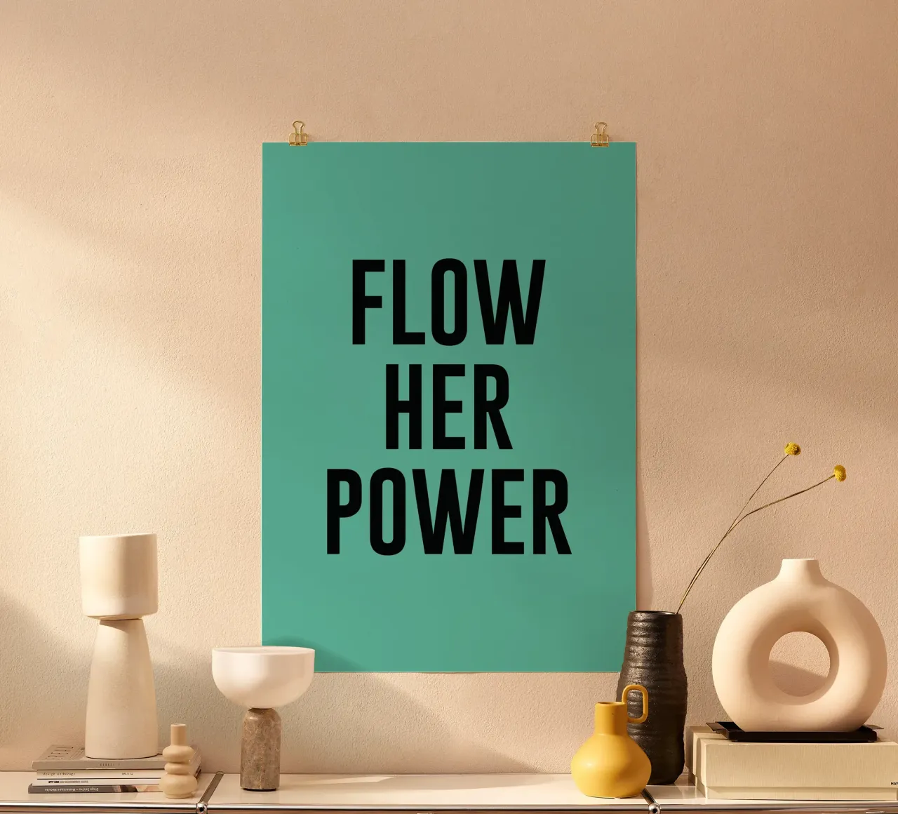 Flow Her Power poster da The Poster Kid