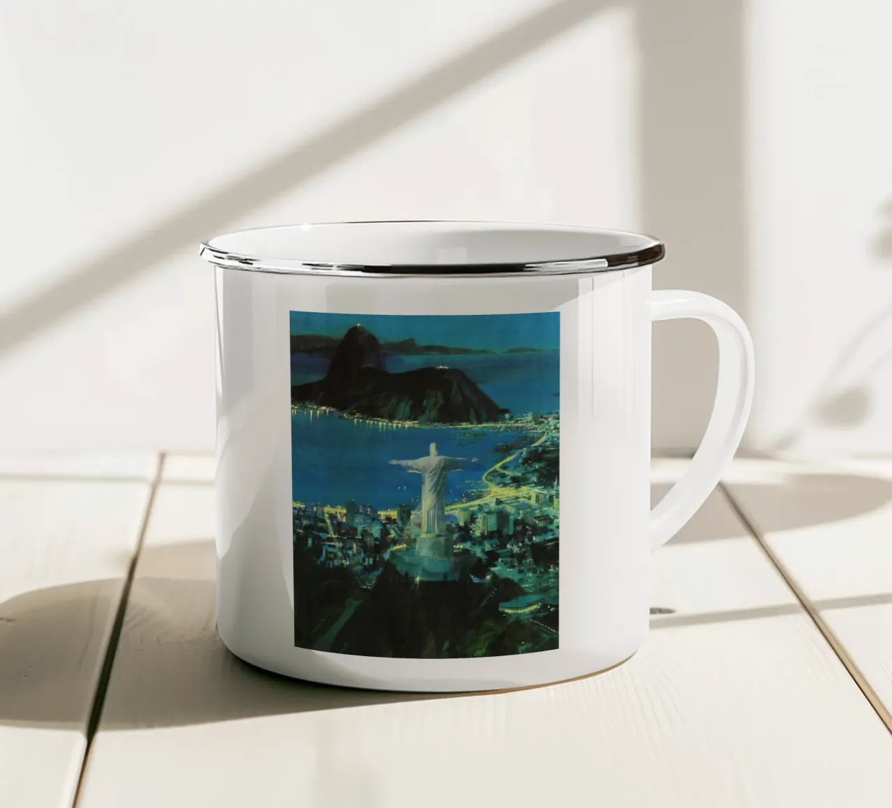 Christ tazza in smalto da LisaArtes
