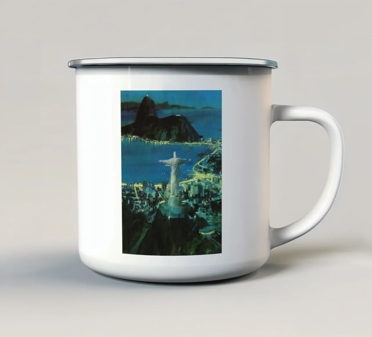 Christ tazza in smalto da LisaArtes