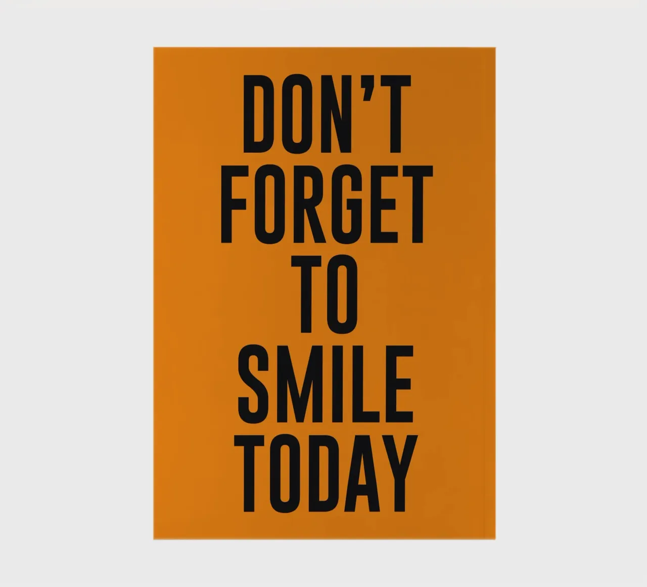 Smile Today ! notebook by The Poster Kid